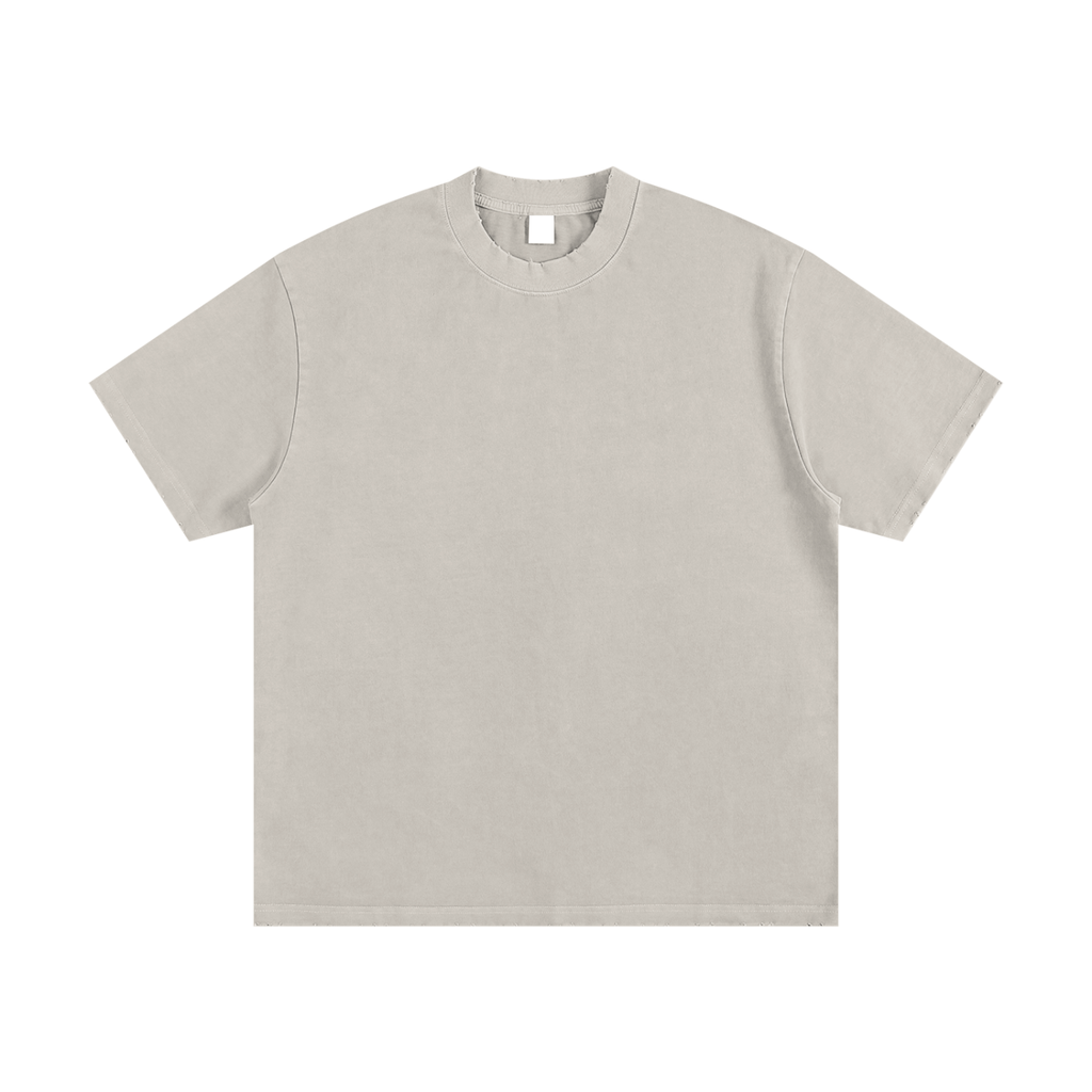 Heavyweight Vintage Washed Frayed T-Shirt