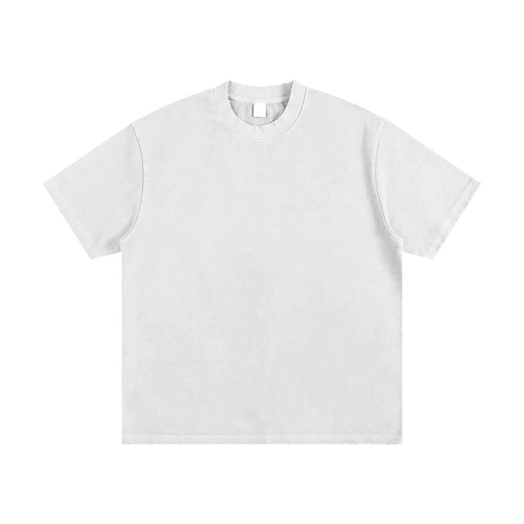 Heavyweight Vintage Washed Frayed T-Shirt